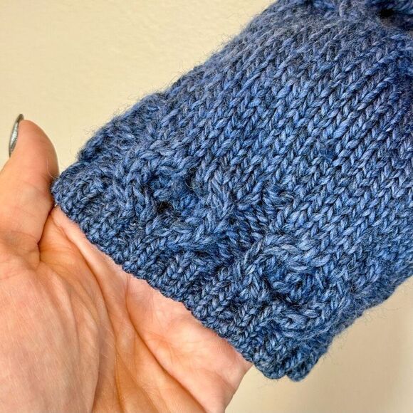 Vintage Irish Cladyknit 100% Pure New Merino Wool Cable Knitted Chunky Sweater S - Picture 2 of 8